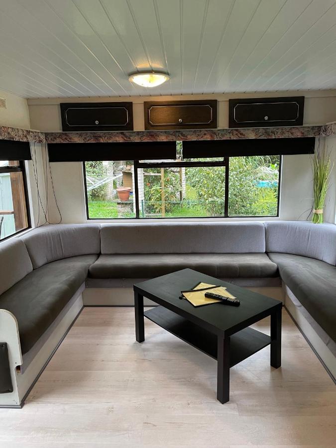 Ferienwohnung Mobilheim am Wald Bernau bei Berlin Exterior foto